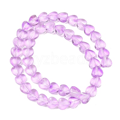 Transparent Glass Beads Strand GLAA-F112-01B-1