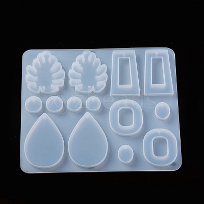 DIY Pendant Earring Silicone Molds DIY-L021-67-1