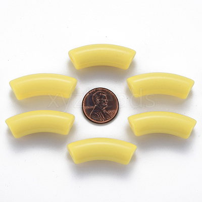 Opaque Acrylic Beads MACR-S372-001B-S024-1