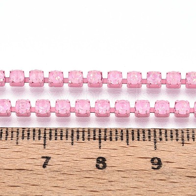 Iron Rhinestone Cup Chains CH-T006-05A-09-1