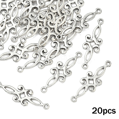 20Pcs Tibetan Style Alloy Connector Charms FIND-YW0010-45AS-1
