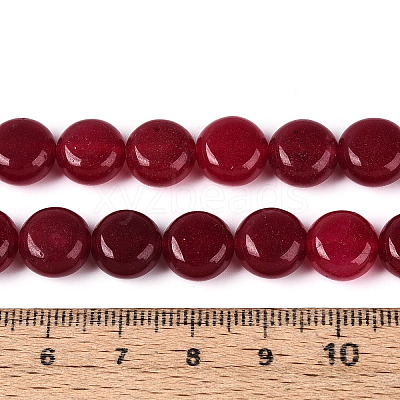 Dyed Natural White Jade Beads Strands G-T143-16N-1