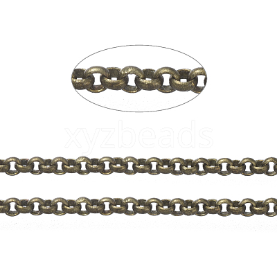 Brass Rolo Chains X-CHC-S008-002H-AB-1