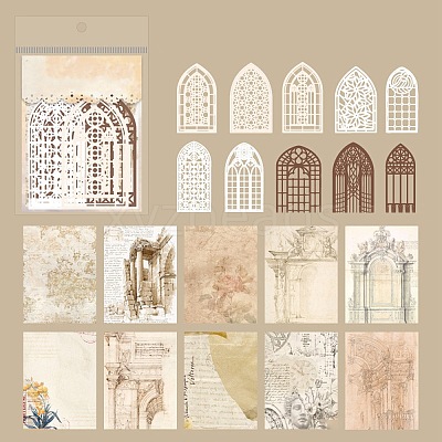 European Style Scrapbook Paper Pad Sets LS-DIY-H170-04A-1
