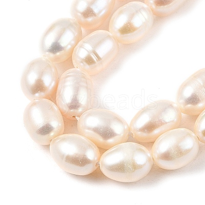 Natural Cultured Freshwater Pearl Beads Strands PEAR-I007-01D-07C-1