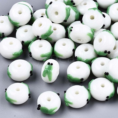 Handmade Bumpy Lampwork Beads LAMP-S194-004C-1