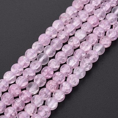 Crackle Glass Beads Strands GLAA-S192-D-006D-1