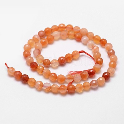Natural Carnelian Beads Strands G-D840-34-10mm-1