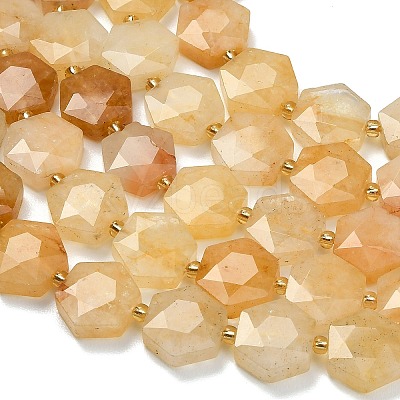 Natural Yellow Aventurine Beads Strands G-L660-A03-01-1