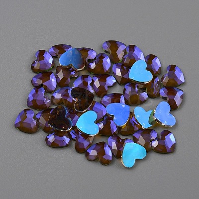 Transparent K9 Glass Cabochons GLAA-TAC0012-15E-1