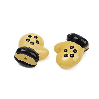 Baking Paint Glass Enamel Beads LAMP-R004-07E-1