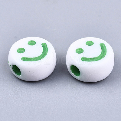 Opaque Craft Acrylic Beads X-MACR-S369-003A-01-1