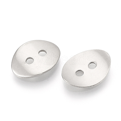 Tarnish Resistant 201 Stainless Steel Buttons X-STAS-T047-07-1