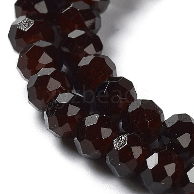 Baking Paint Imitation Jade Glass Bead Strands X-DGLA-A034-J6MM-A11-1