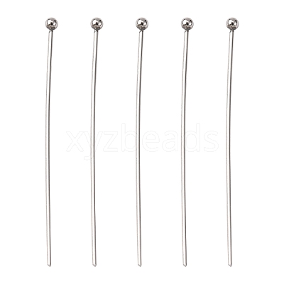 Tarnish Resistant 304 Stainless Steel Ball Head Pins STAS-K146-045-40x0.7mm-1