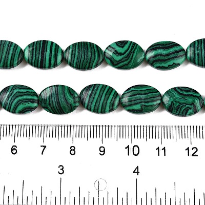 Synthetic Malachite Beads Strands G-M206-38-1