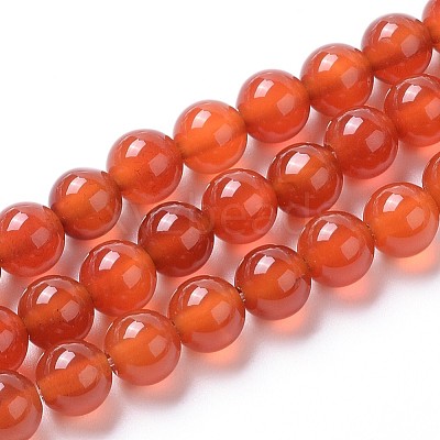 Natural Agate Beads Strands G-I261-B04-6mm-1