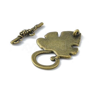 Alloy Toggle Clasps PALLOY-A20005-AB-FF-1
