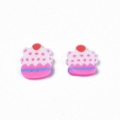 Handmade Polymer Clay Cabochons CLAY-N006-91-1