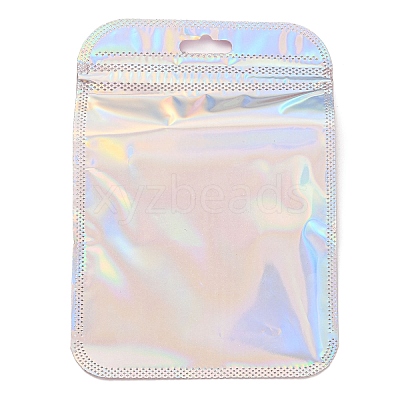 Plastic Glitter Holographic Packaging Yin-yang Resealable Bags OPP-D003-04F-1