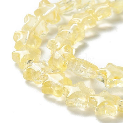 Transparent Glass Beads Strand X1-GLAA-F112-02D-1
