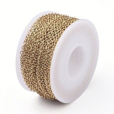 Ion Plating(IP) 304 Stainless Steel Cable Chains CHS-H009-27G-1