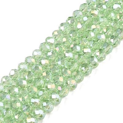 Electroplate Glass Beads Strands LS-EGLA-A044-T4mm-B09-1