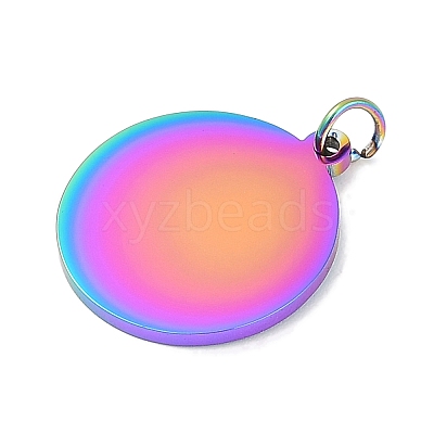 Ion Plating(IP) 304 Stainless Steel Pendants STAS-I311-33G-RC-1