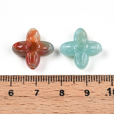 Transparent Acrylic Beads TACR-T028-35I-1
