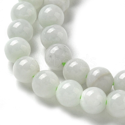 Natural Myanmar Jadeite Beads Strands G-L595-C01-01B-1