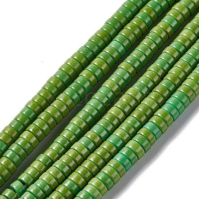 Synthetic Turquoise Beads Strands X-TURQ-G110-4x2mm-10-1