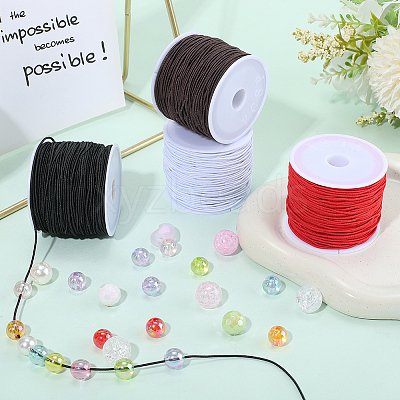 4Rolls 4 Colors Elastic Cords EC-PA0001-01A-1