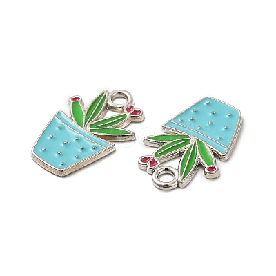 Alloy Enamel Pendants ENAM-G211-01P-1