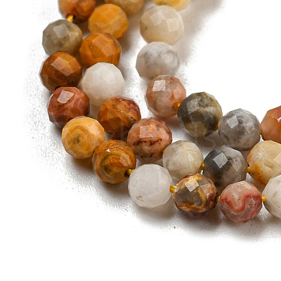 Natural Crazy Lace Agate Beads Strands G-K020-3mm-29-1