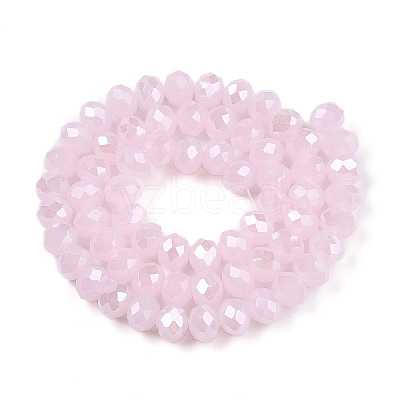 Electroplate Glass Beads Strands LS-EGLA-A044-J8mm-A02-1