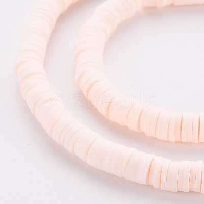 Handmade Polymer Clay Bead Strands CLAY-T002-6mm-41-1