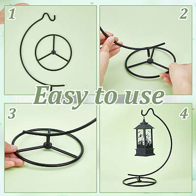 Iron Ornament Display Stands ODIS-WH0025-228A-EB-1