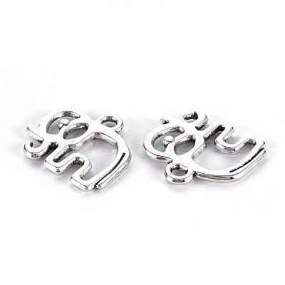 Tibetan Style Alloy Charms TIBE-S323-099AS-RS-1