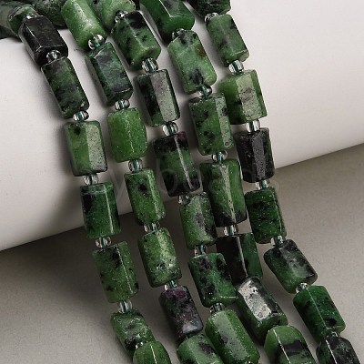 Natural Ruby in Zoisite Beads Strands GG-CBA7621-A03-01-1