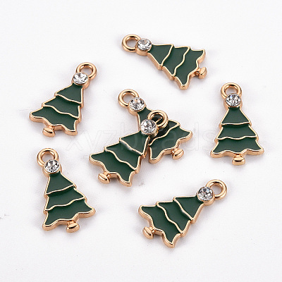 Eco-Friendly Alloy Enamel Pendants LS-ENAM-T011-70-NR-1