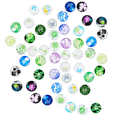 Glass Cabochons GGLA-PH0001-24-1
