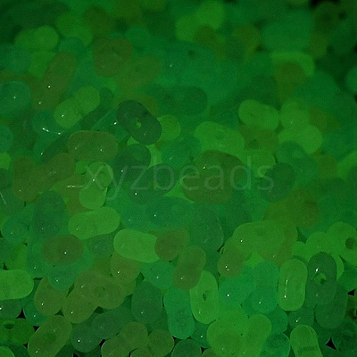 Luminous Transparent Acrylic Beads LACR-D009-01J-1