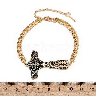 304 Stainless Steel Enamel Link Bracelets LS-BJEW-P356-01A-G-1
