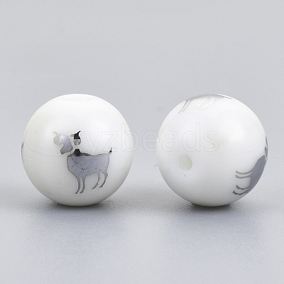 Electroplate Glass Beads EGLA-S178-11B-01-1