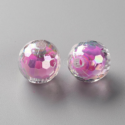 Transparent Acrylic Beads TACR-S152-14B-A13-1