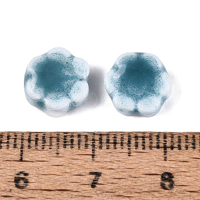 Vintage Handmade Porcelain Beads PORC-N013-25-17-1