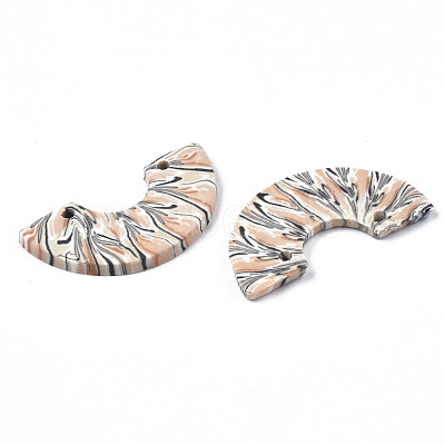 Handmade Polymer Clay Pendants CLAY-N010-028-B01-1