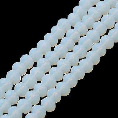 Imitation Jade Solid Color Glass Beads Strands EGLA-A034-J2mm-MD06-1