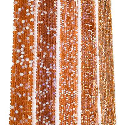 Transparent Glass Beads Strands LS-EGLA-A044-T3mm-MB04-1