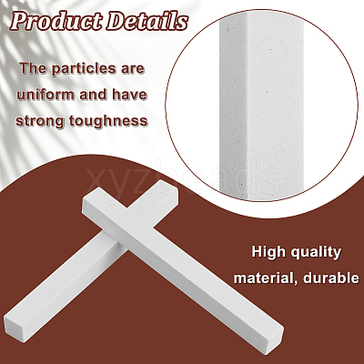 6Pcs White Corundum Grinding Whet Stone AJEW-GA0006-92-1